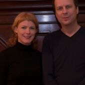 Portrait photo of Bov Bjerg and Christine Kutschbach