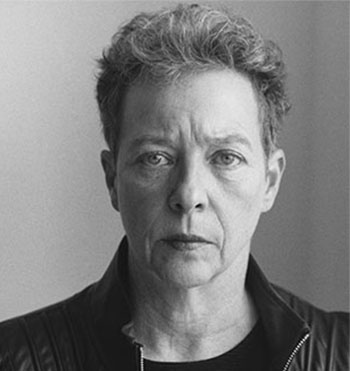 Black and white portrait photo of Eva Geulen, photographed by Ilya Lipkin.